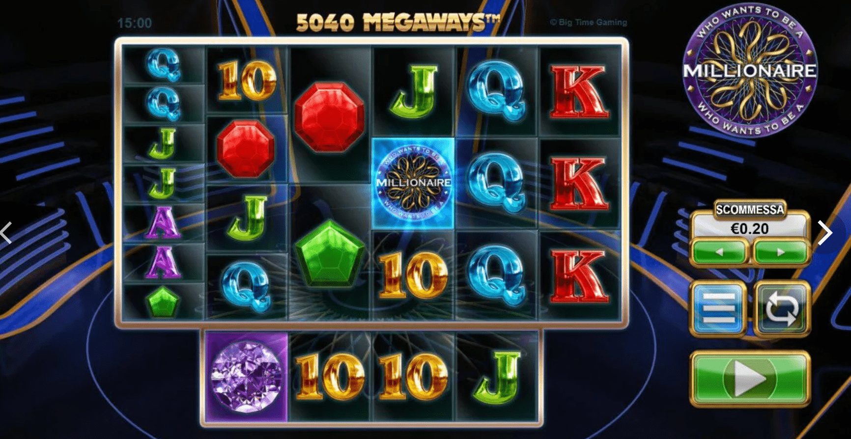 Who Wants to be a Millionaire Megaways от провайдера Big Time Gaming